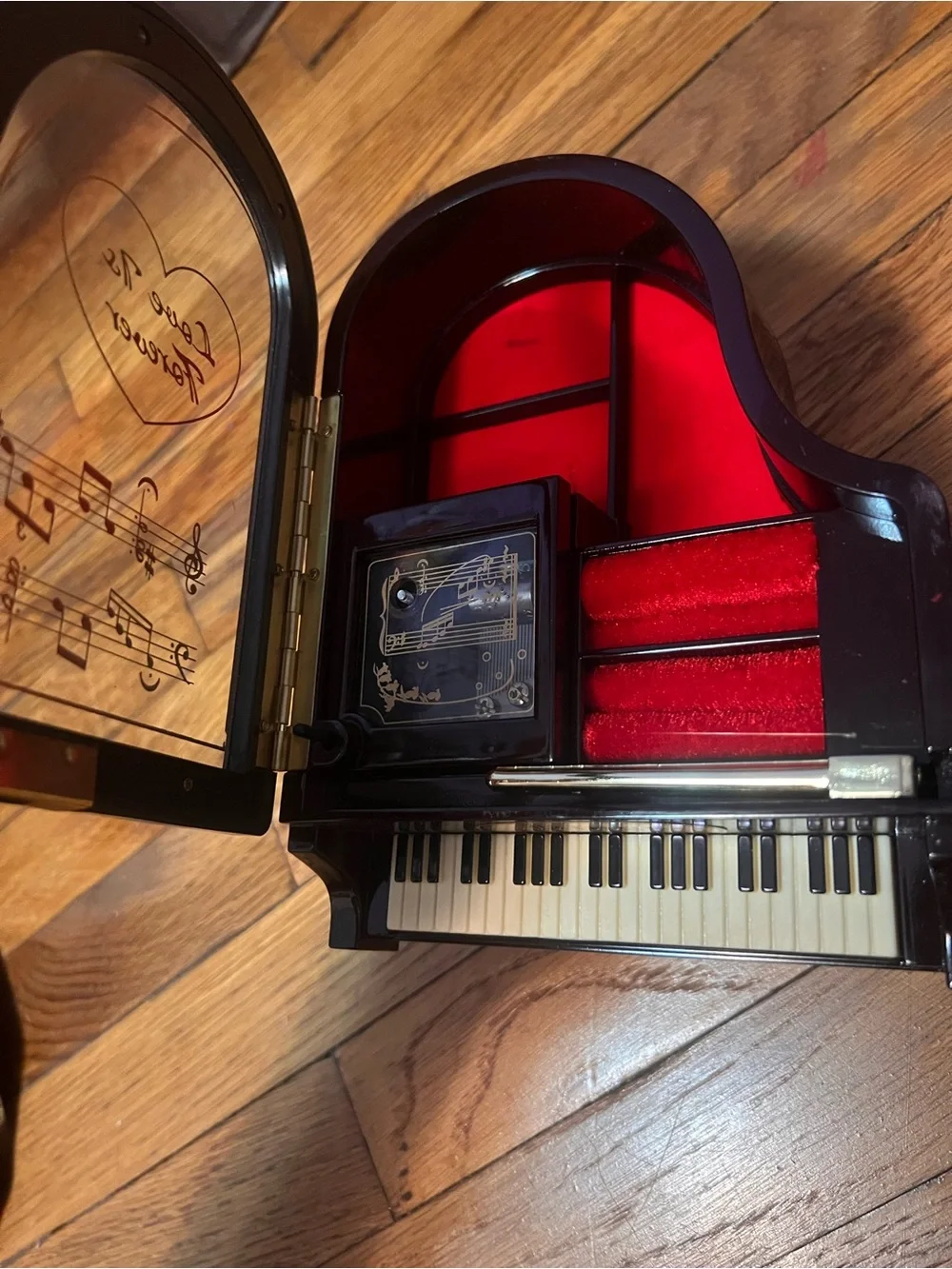 Vintage Kings Grand Piano Jewelry Winding Musical Box